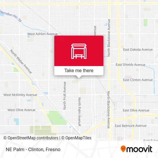 Mapa de NE Palm - Clinton