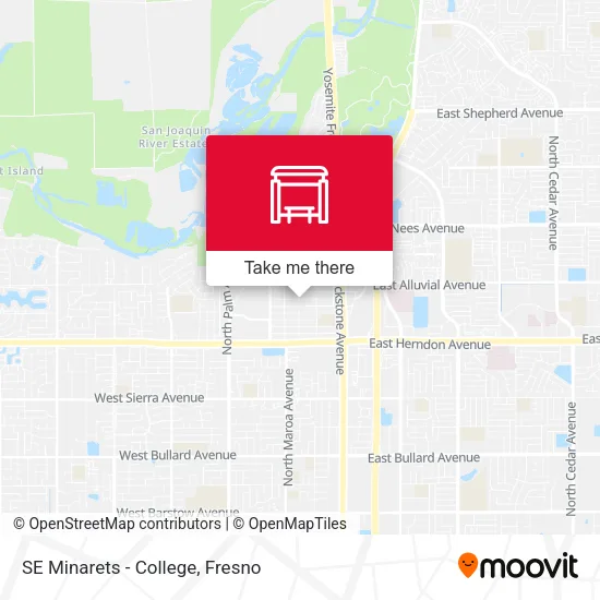 SE Minarets - College map