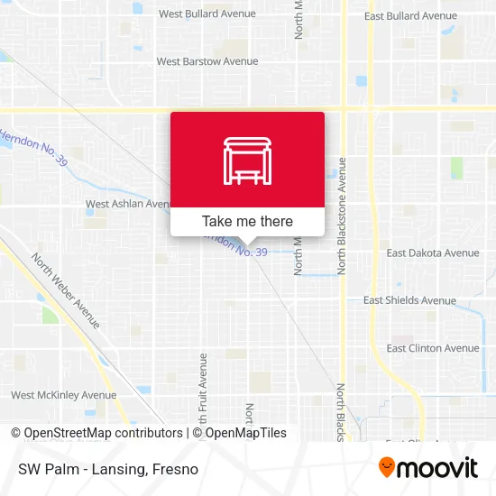 Mapa de SW Palm - Lansing