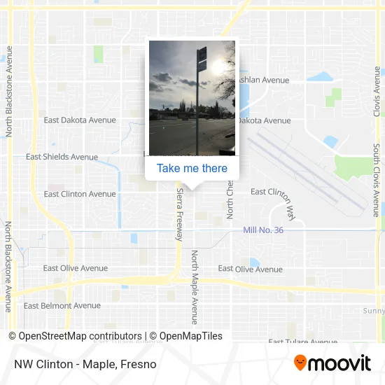 Mapa de NW Clinton - Maple