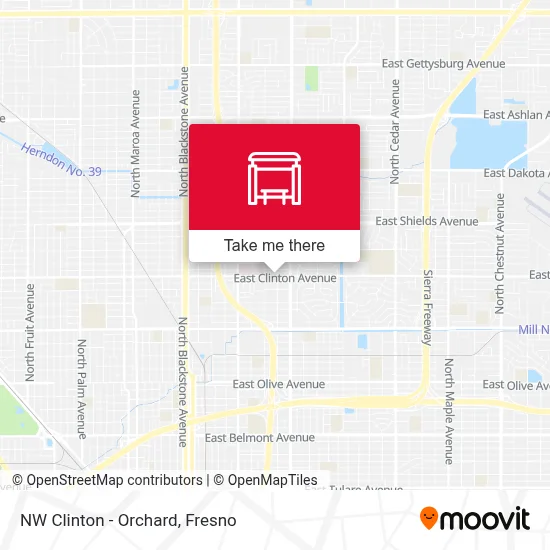 NW Clinton - Orchard map