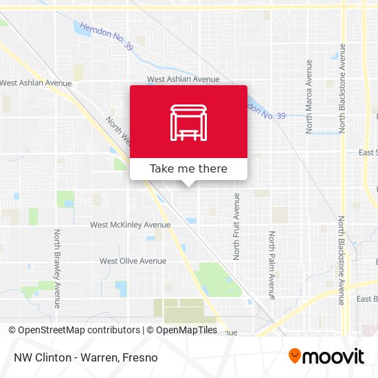 Mapa de NW Clinton - Warren