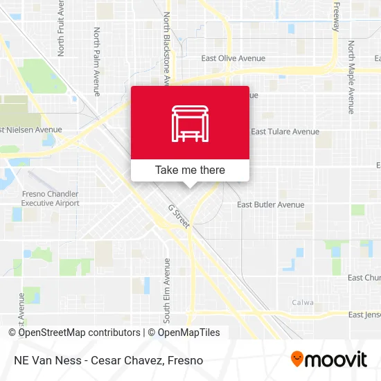 NE Van Ness - Cesar Chavez map