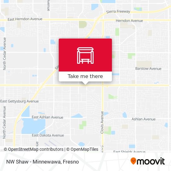 Mapa de NW Shaw - Minnewawa