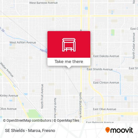 Mapa de SE Shields - Maroa