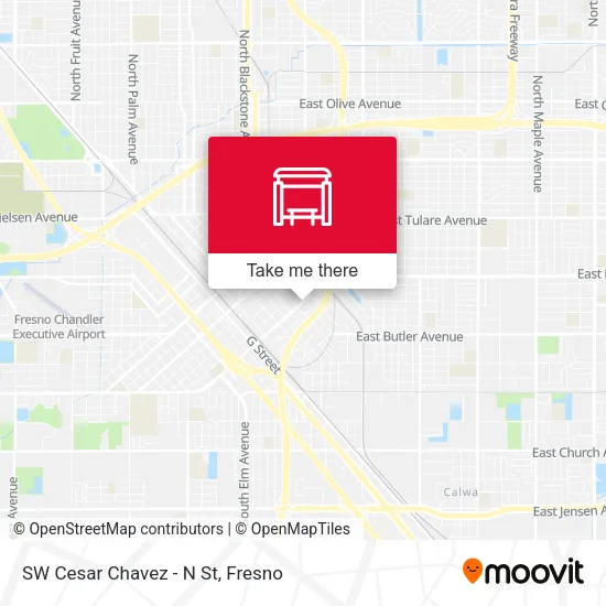 Mapa de SW Cesar Chavez - N St