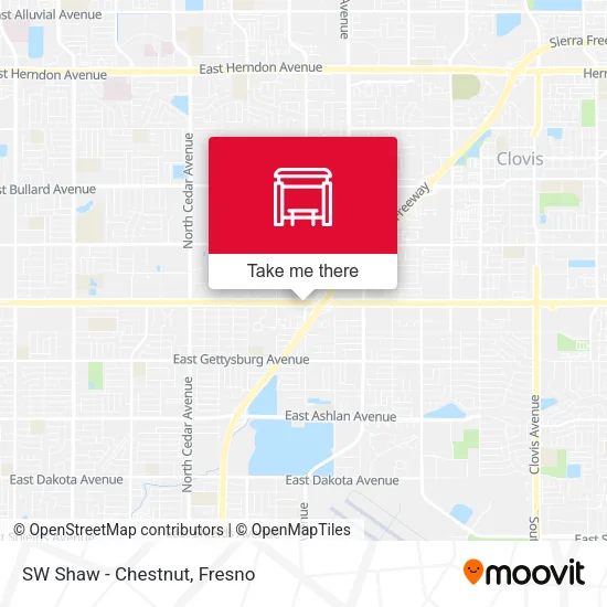 Mapa de SW Shaw - Chestnut