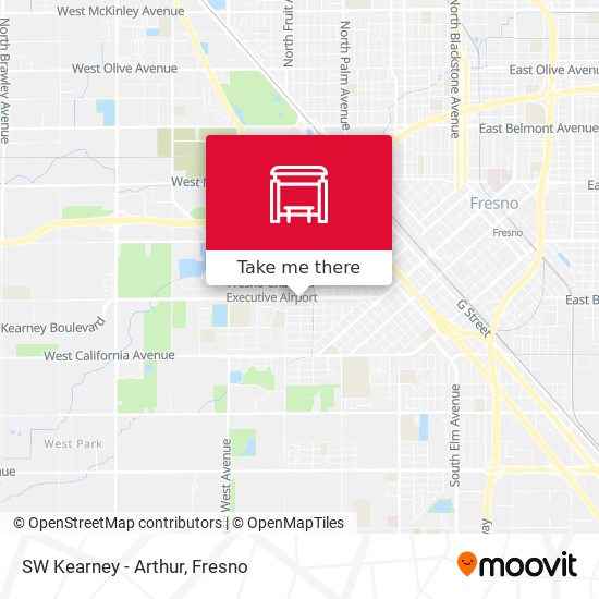 Mapa de SW Kearney - Arthur