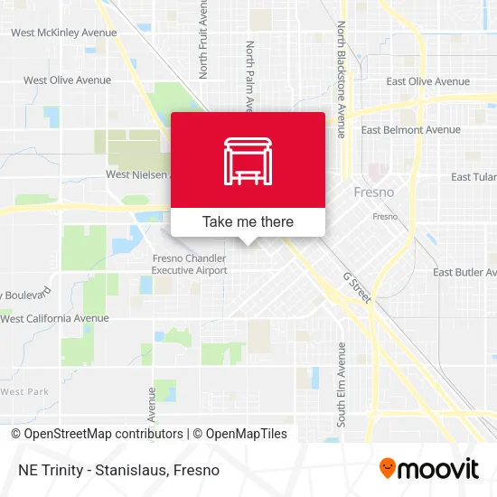 Mapa de NE Trinity - Stanislaus