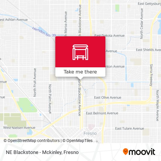 Mapa de NE Blackstone - Mckinley