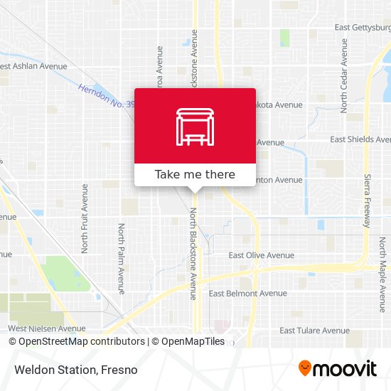 Mapa de Weldon Station