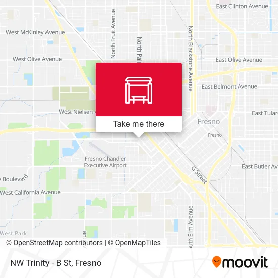 Mapa de NW Trinity - B St