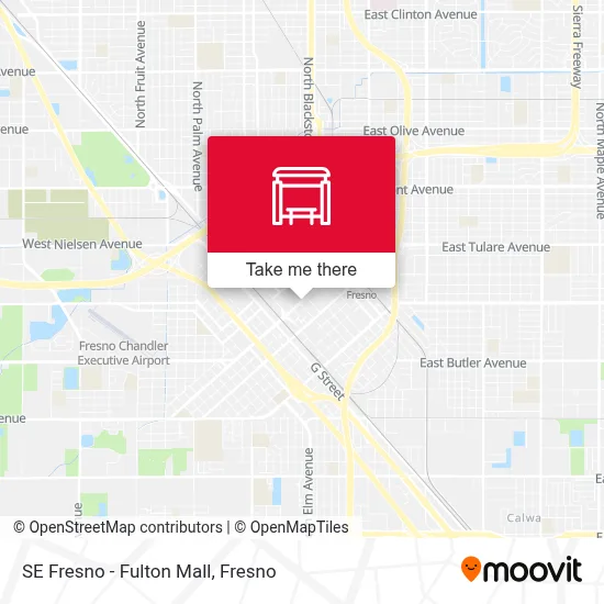SE Fresno - Fulton Mall map