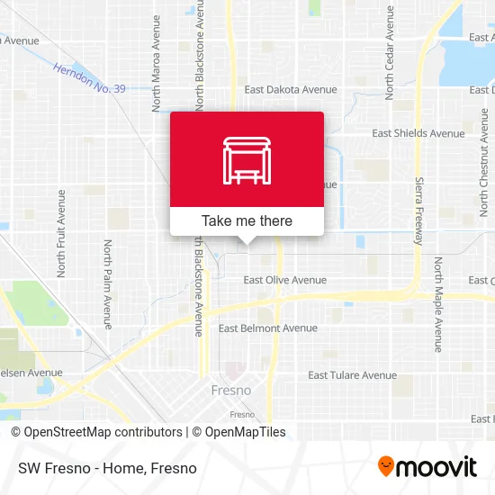 SW Fresno - Home map
