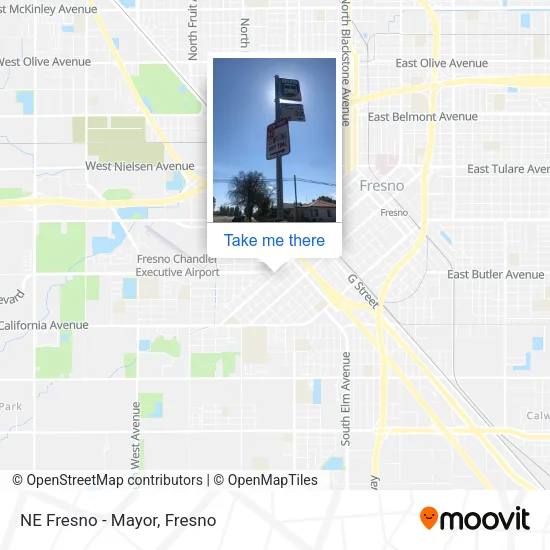 Mapa de NE Fresno - Mayor