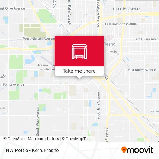 NW Pottle - Kern map