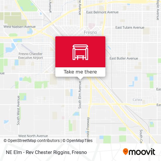 NE Elm - Rev Chester Riggins map