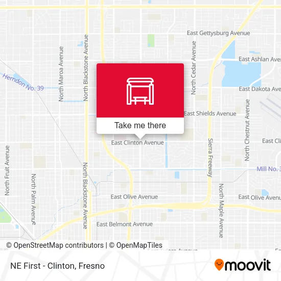 Mapa de NE First - Clinton