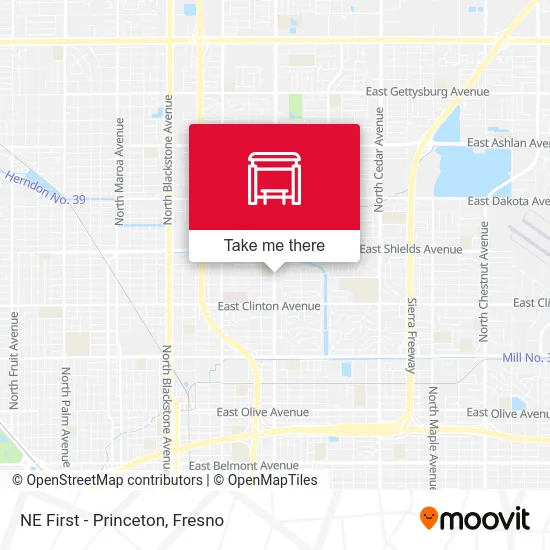 NE First - Princeton map