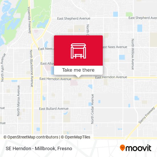 SE Herndon - Millbrook map