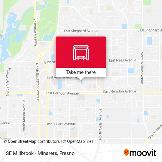 SE Millbrook - Minarets map