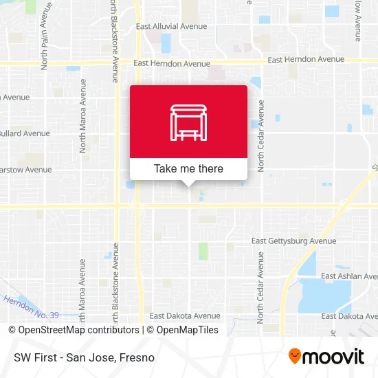 Mapa de SW First - San Jose
