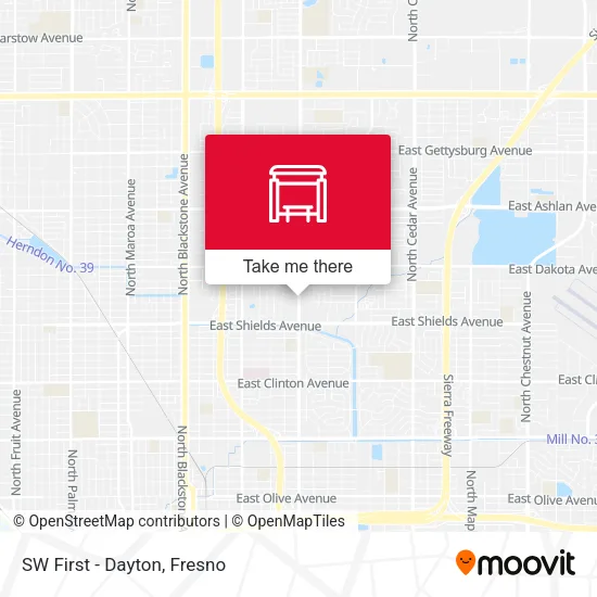 Mapa de SW First - Dayton