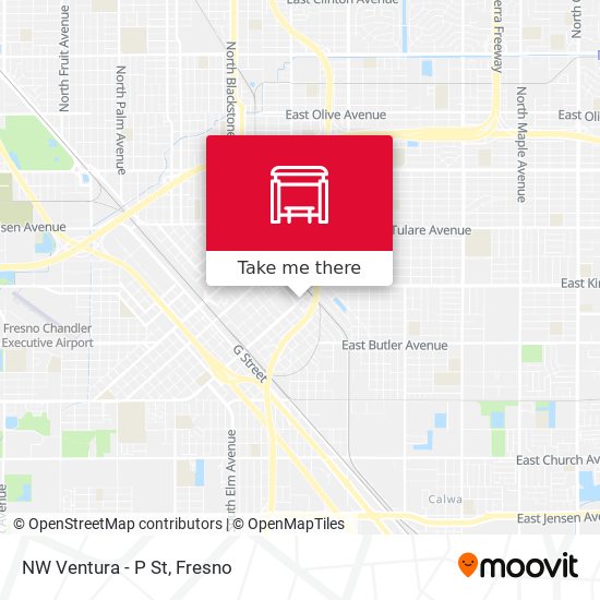 Mapa de NW Ventura - P St