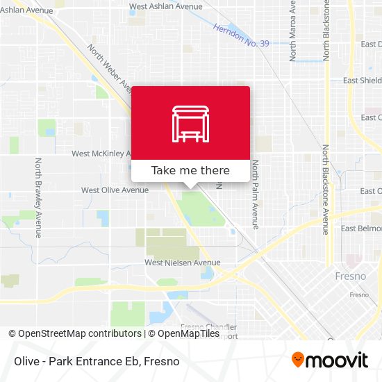 Olive - Park Entrance Eb map