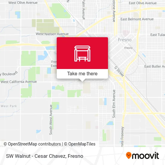 Mapa de SW Walnut - Cesar Chavez