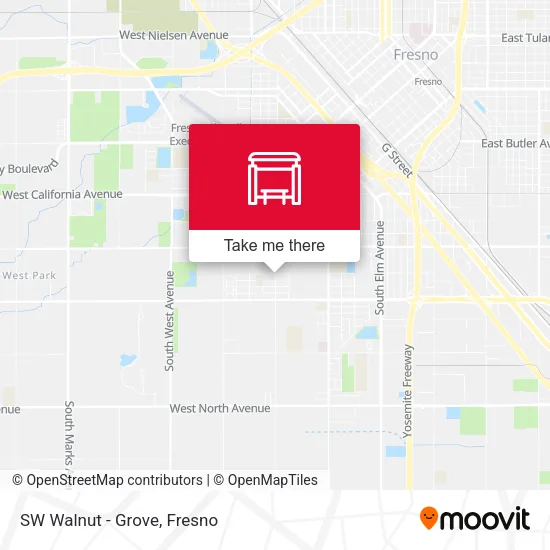 Mapa de SW Walnut - Grove