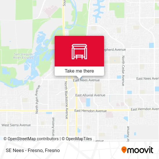Mapa de SE Nees - Fresno