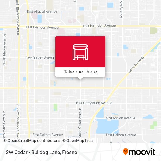Mapa de SW Cedar - Bulldog Lane