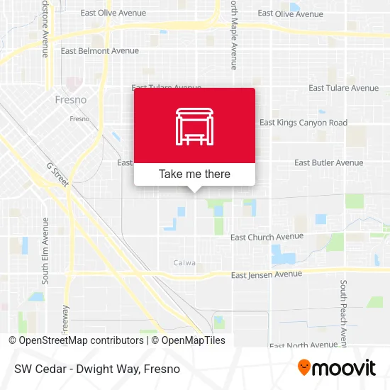 Mapa de SW Cedar - Dwight Way