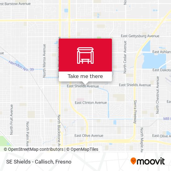 Mapa de SE Shields - Callisch