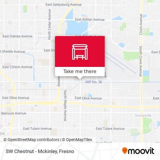 Mapa de SW Chestnut - Mckinley