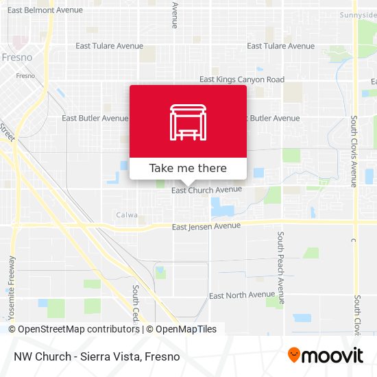 NW Church - Sierra Vista map