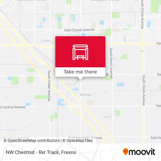 NW Chestnut - Rxr Track map