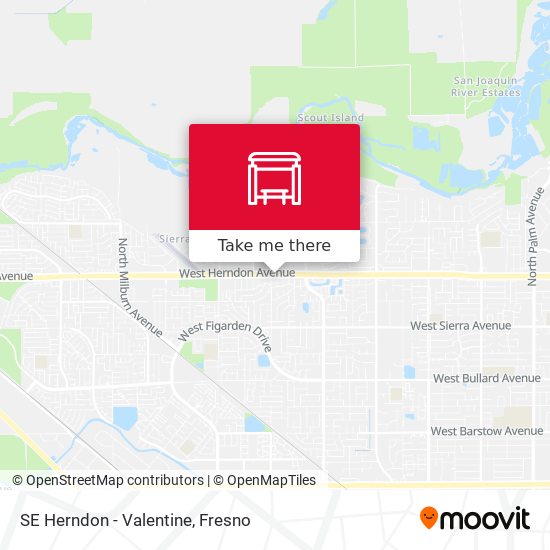Mapa de SE Herndon - Valentine