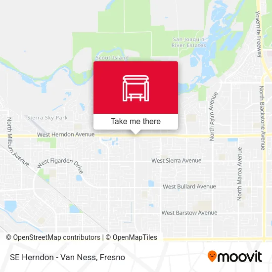 Mapa de SE Herndon - Van Ness