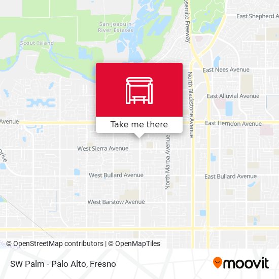 Mapa de SW Palm - Palo Alto