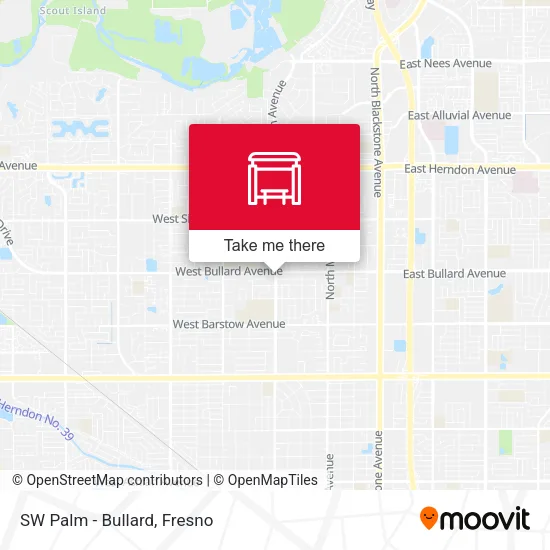 Mapa de SW Palm - Bullard