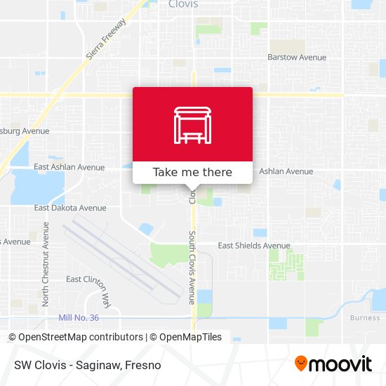 SW Clovis - Saginaw map