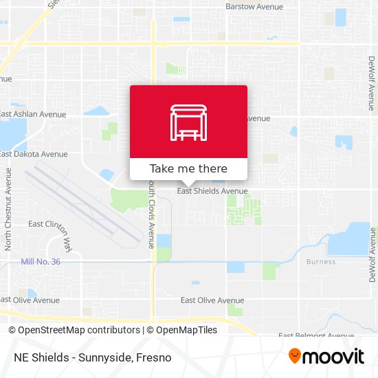 Mapa de NE Shields - Sunnyside