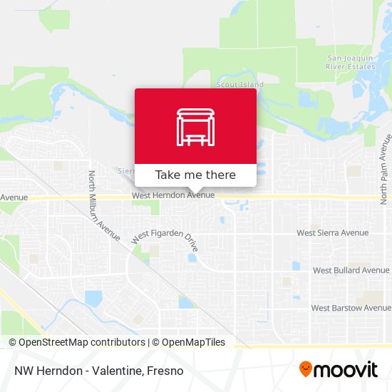 NW Herndon - Valentine map