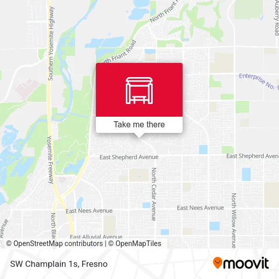 SW Champlain 1s map