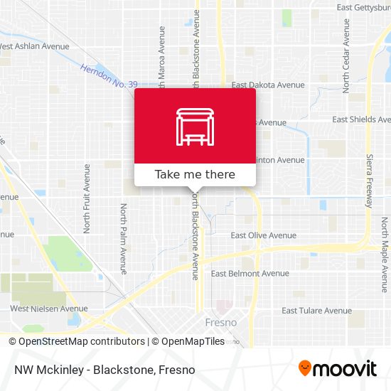NW Mckinley - Blackstone map