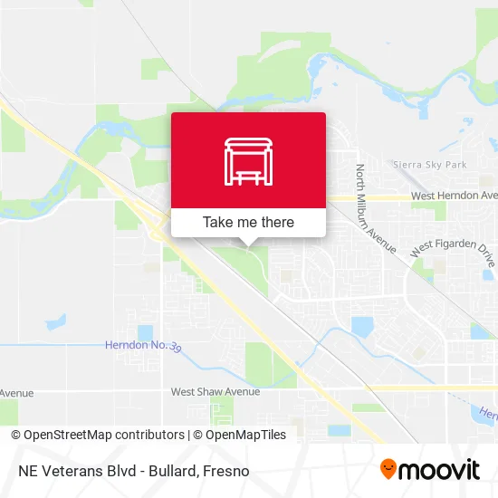 Mapa de NE Veterans Blvd - Bullard