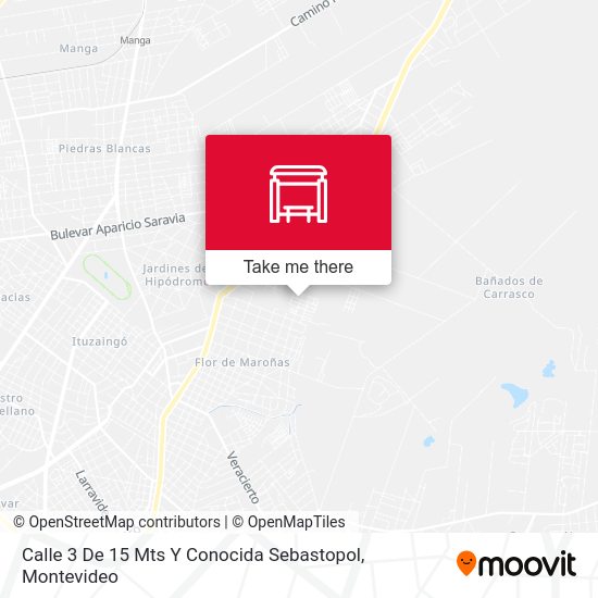 Mapa de Calle 3 De 15 Mts Y Conocida Sebastopol