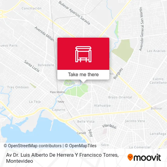 Av  Dr. Luis Alberto De Herrera Y Francisco Torres map